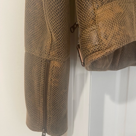 Free People Fenix Vegan Snakeskin Jacket - Picture 7 of 10